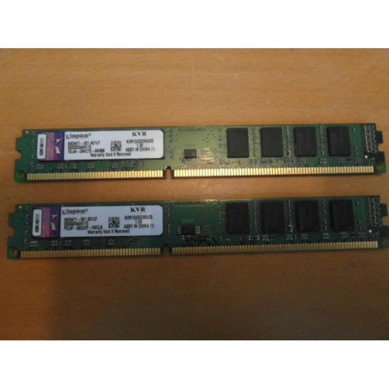 Kingston RAM 2x2 GB - 1333 Mhz - DDR3