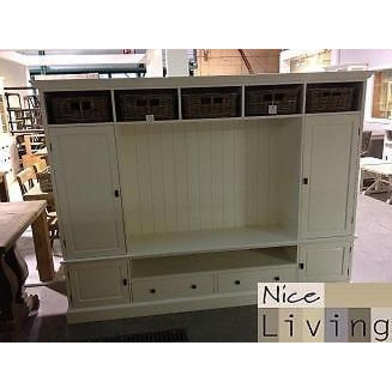 Aanbieding tv meubel Riviera 4 delig 4 deur 2 la ral wit