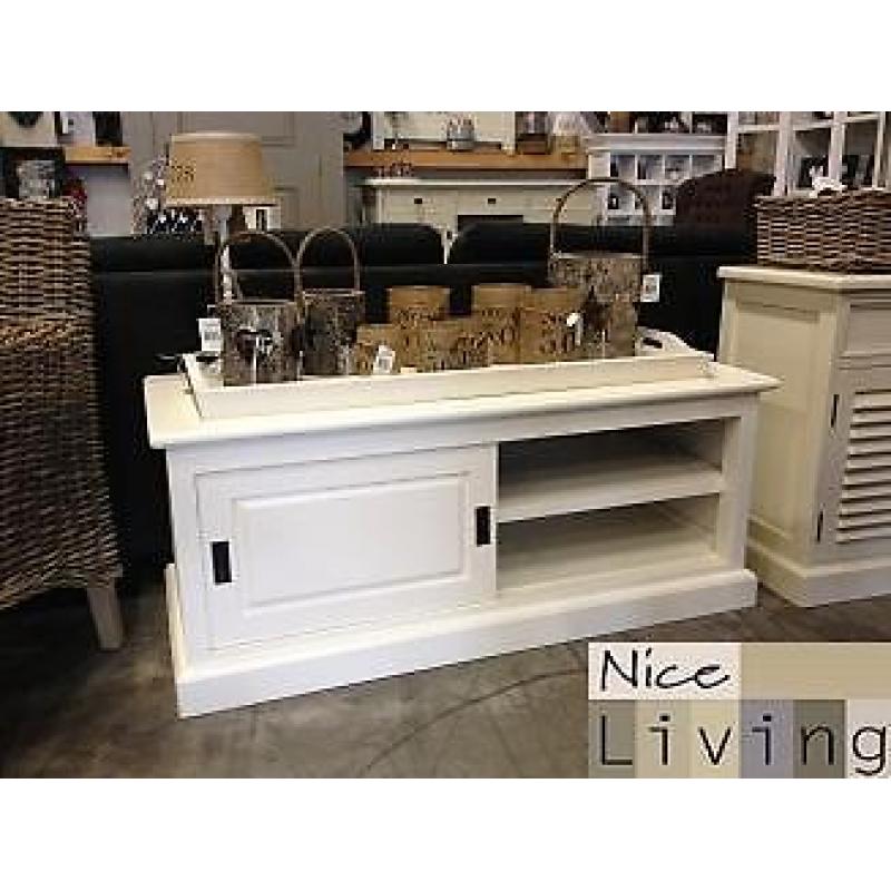 Aanbieding tv meubel Riviera 4 delig 4 deur 2 la ral wit