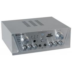 100W Karaoke Stereo Versterker met FM en USB / SD MP3 - Zilv