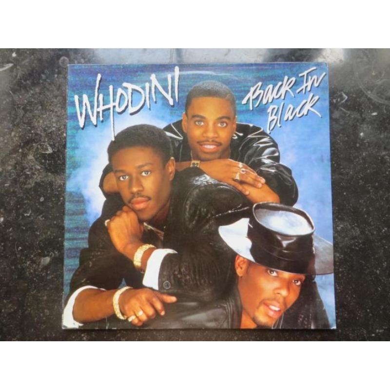 Whodini - Back in Black - originele 80's hip hop lp