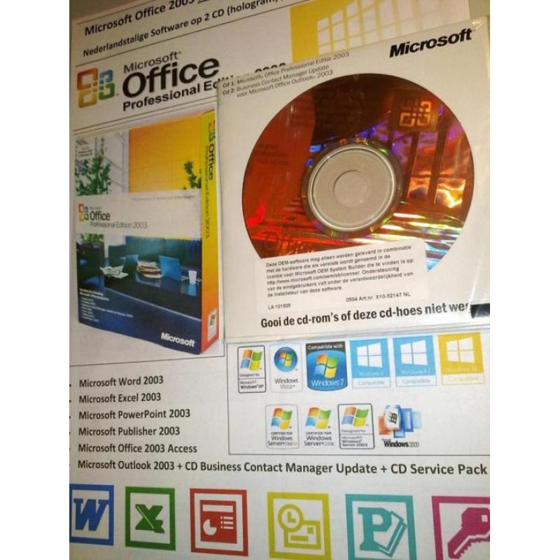 Microsoft Office 2003 Professional Small Business SP2 NL OEM