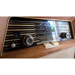 Philips Radio met tapedeck (antiek)