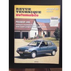 revue technique automobile Peugeot 205 essence