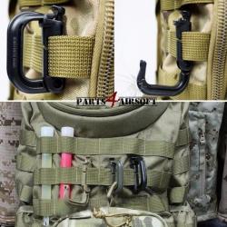Hydration Pack Clip - 4st - Olive Drabe | Parts4Airsoft 12