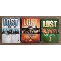 Lost seizoenen 1,2,3 in uitstekende staat. NL ondertiteling