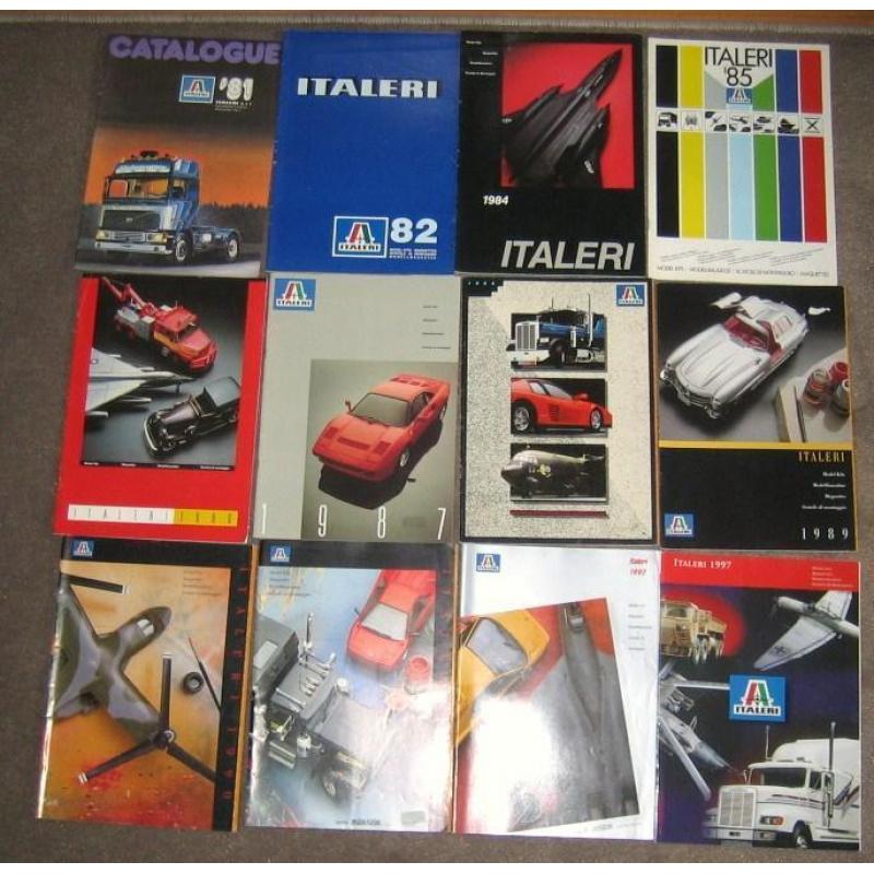 ITALERI - catalogus 1981/82/84/85/86/87/88/89/90/91/92/97-