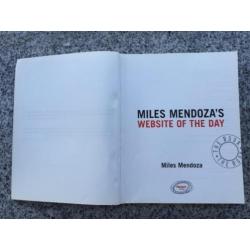Miles Mendoza's Website of the day. The Book*