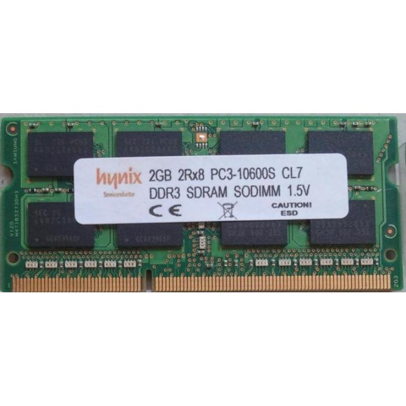 2GB PC3-10600S met Lifetime garantie (meerdere modules)