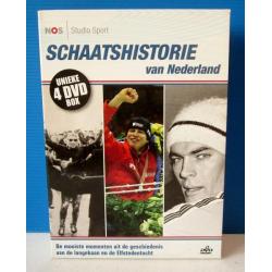4 DVD BOX Schaatshistorie van Nederland OPRUIMING