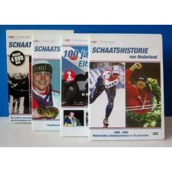 4 DVD BOX Schaatshistorie van Nederland OPRUIMING