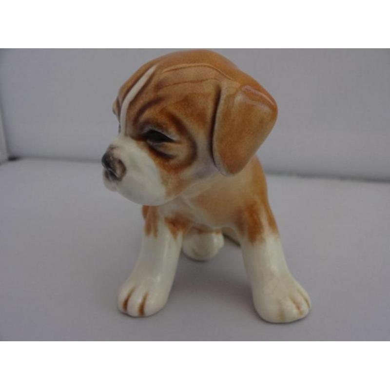 Porseleinen jonge boxer hond van Goebel II no: 30-639-01-7