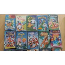 32 VHS Disneyfilms, Dribbel, Kabouter Plop en anderen