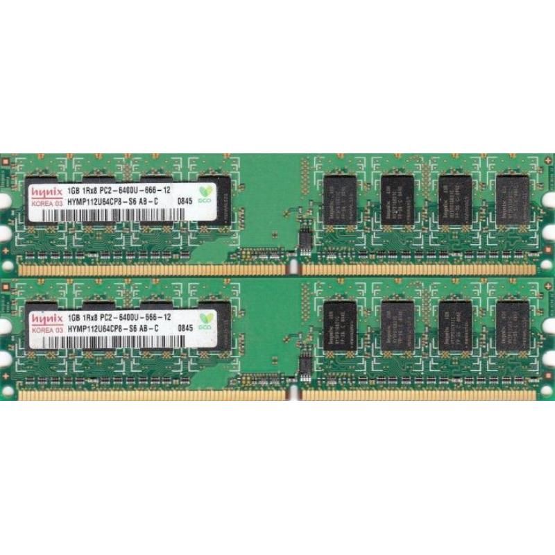 Hynix 2GB set PC2-6400U-666-12 (2x1GB)