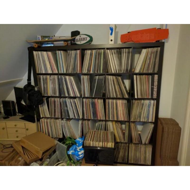Grote collectie Techno en House vinyl (bijna 2500 stuks)