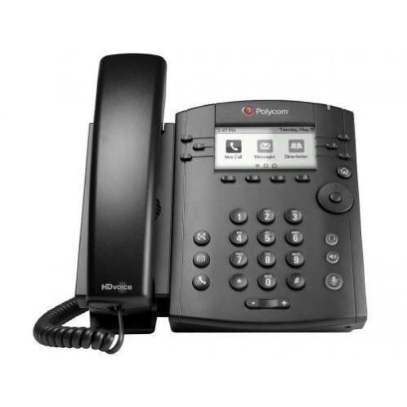 Polycom VVX 300 IP Telefoon 6 Lijnen voor skype for business