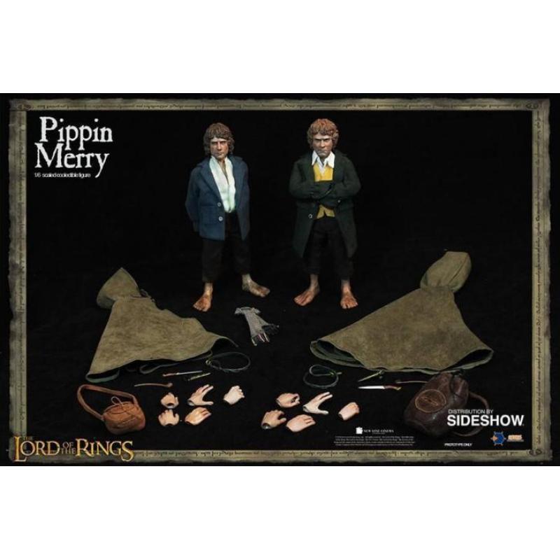 Lord of the Rings Action Figure 2-Pack 1/6 Merry & Pippin