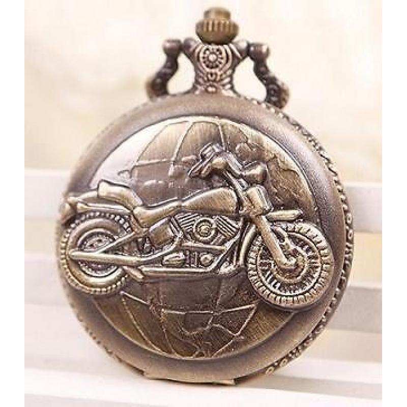 Bronze Ketting Motorcycle Patroon