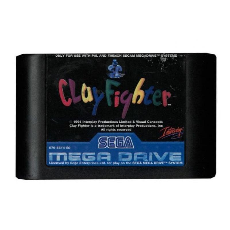 Clayfighter (losse cassette) (Sega MegaDrive)
