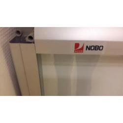 Nobo magnetisch bord: Binnenvitrine Schuifdeur Magnetische B