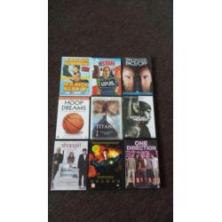 9 verschillende films op dvd
