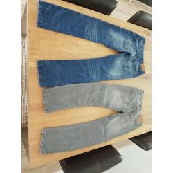 Hema 2x skinny jeans spijkerbroeken maat 152