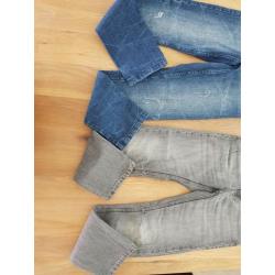 Hema 2x skinny jeans spijkerbroeken maat 152