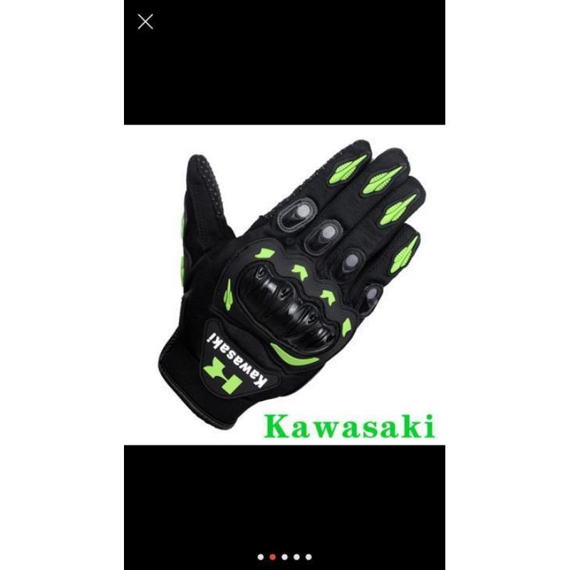 Kawasaki zomer motorhandschoenen