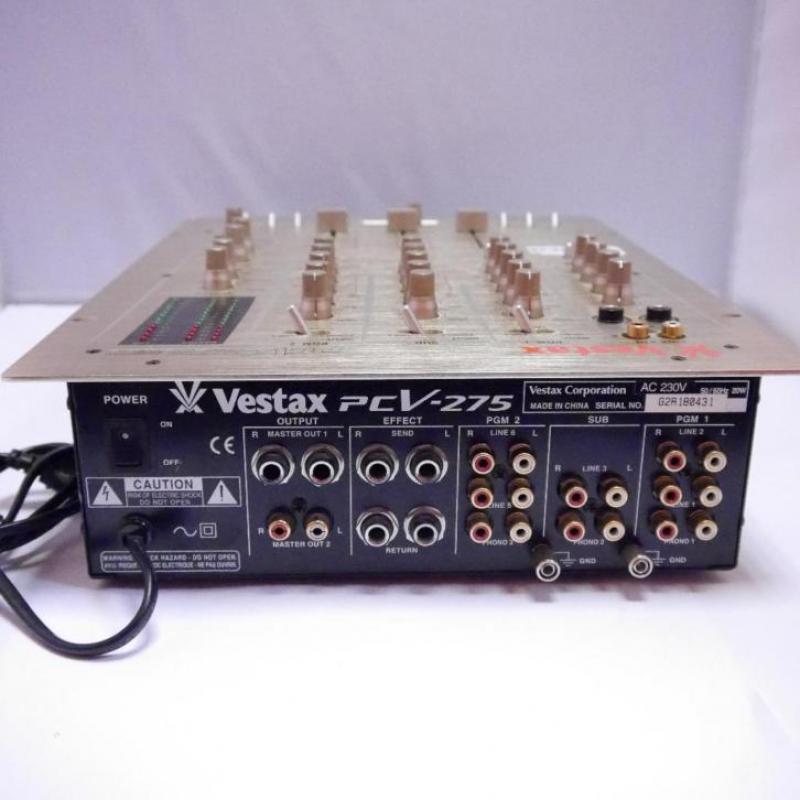 Vestax PCV-275 Mengpaneel