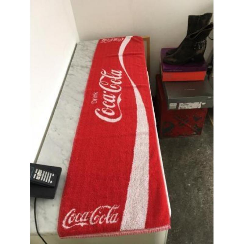 Coca cola bar handdoek ± 140 x 30 cm