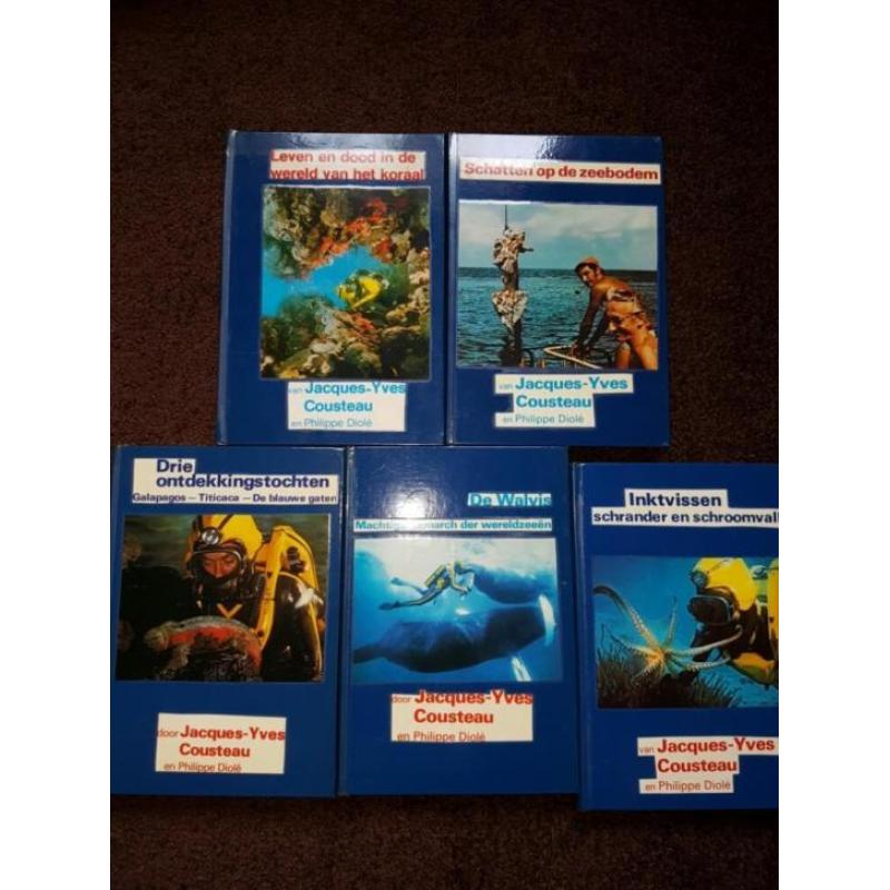 boeken van de avonturen van jacques-yves cousteau