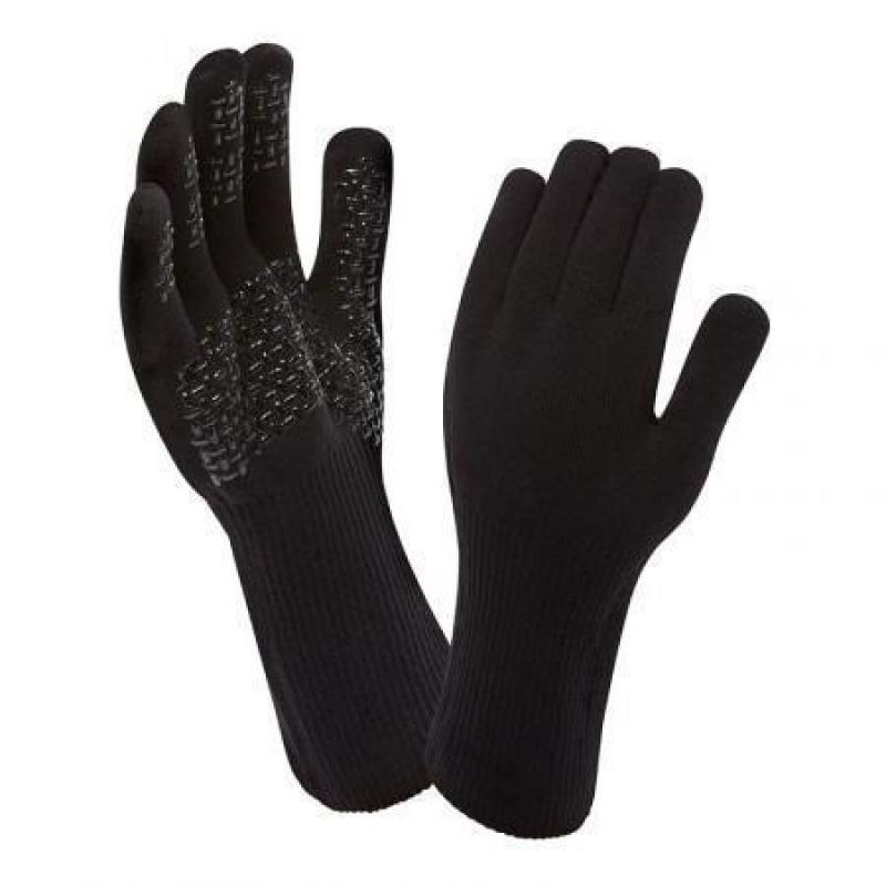 SealSkinz Ultra Grip Fietshandschoenen lang zwart - Heren