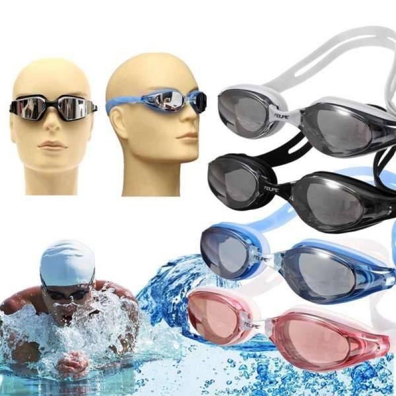 Zwembrillen In de Kleur Grijs, Blauw en Roze