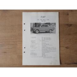 Vraagbaak Fiat 1300, 1500, 1500L (1961-1964) GEEN KOPIE