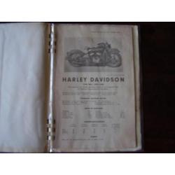Antiek onderhoudsboekje-HARLEY DAVIDSON-Anno 1934