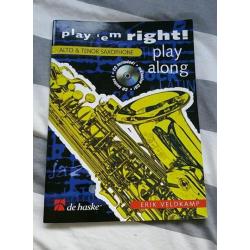 Play 'em Right! Play along - lesboek alt/tenor saxofoon