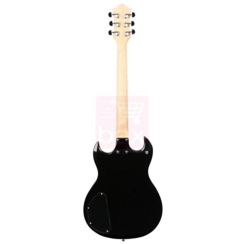 Fazley FSG400BK elektrische gitaar zwart