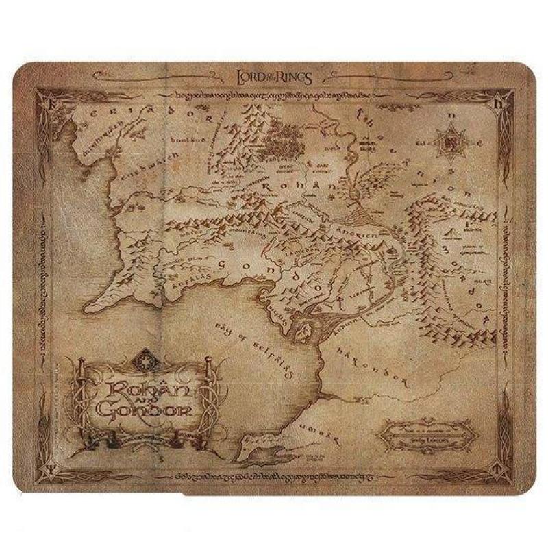 Lord Of The Rings Muismat Rohan & Gondor map