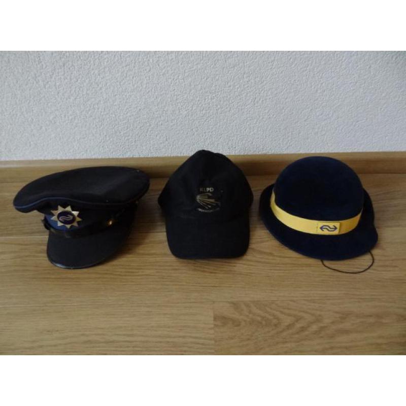 verzameling spoorweg ns politie pet ( spoorwegpet helm )