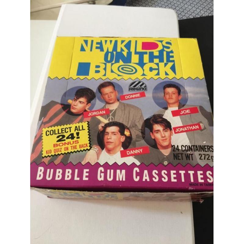 NKOTB Doos bubblegumcassettes