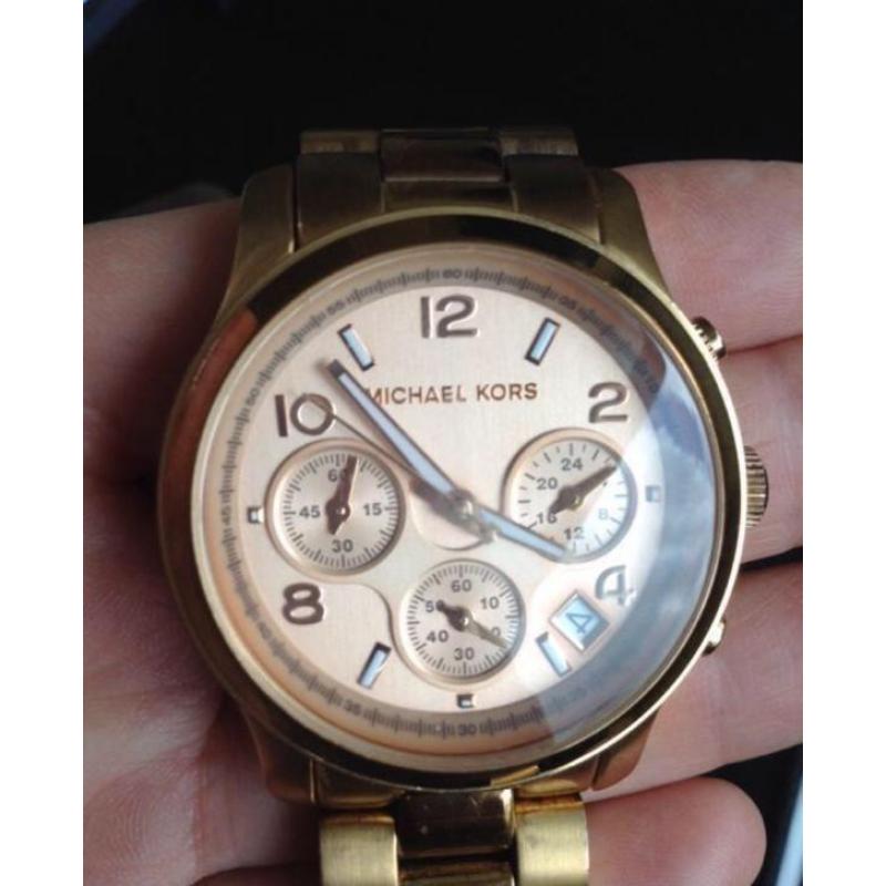 Michael Kors horloge rosé goud origineel
