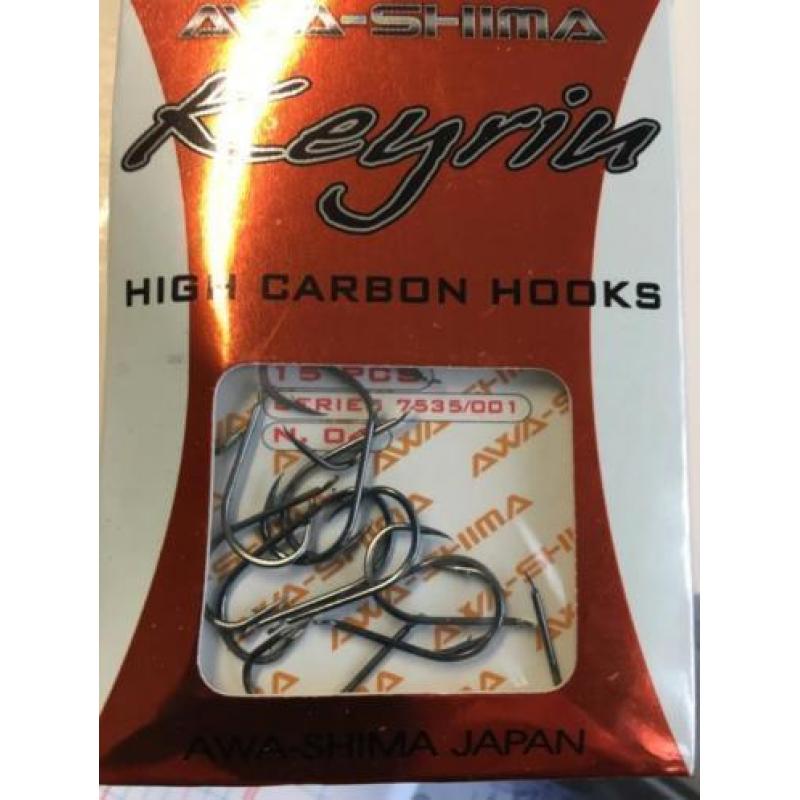 Karper haken nr.4 high Carbon awa-shima 10 pakjes