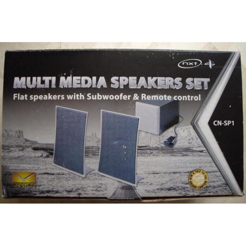 Canyon speakerset 2.1 (nieuw)