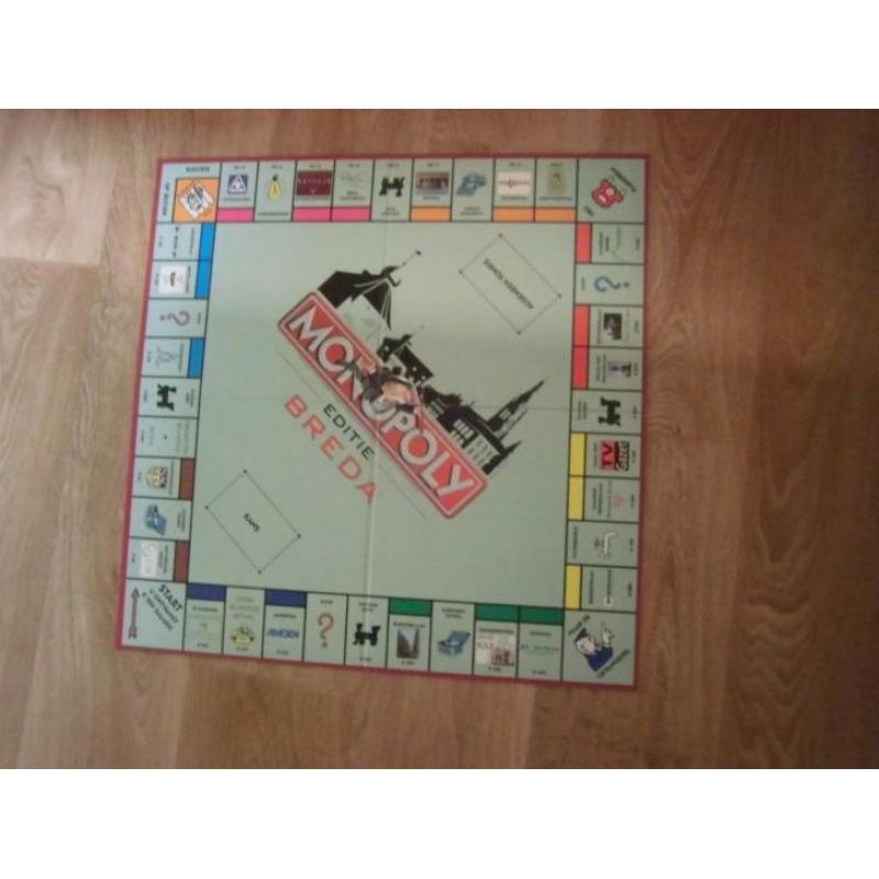 Zeldzaam nieuw gelimiteerd bordspel Monopoly Breda