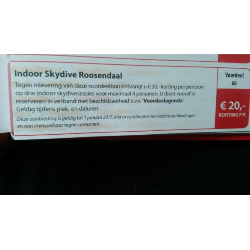 indoor skydive roosendaal kortingsbon