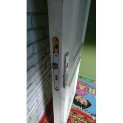 houten witte deur als nieuw