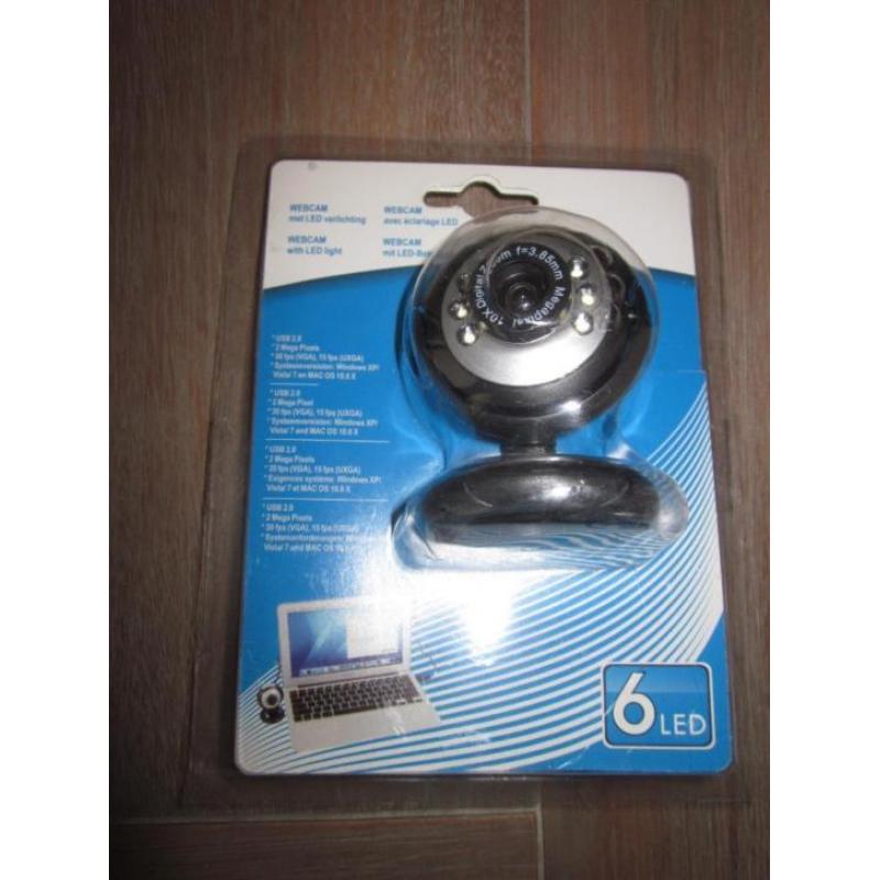 usb-webcam met ledverlichting