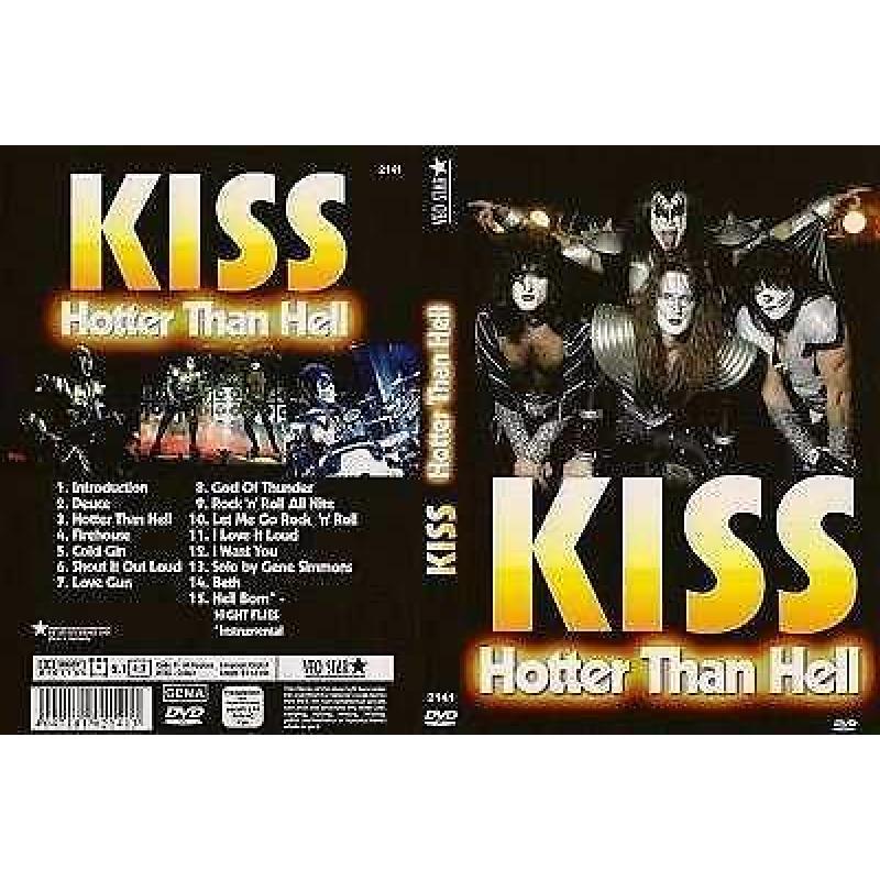 muziek DVD KISS - Hotter then hell