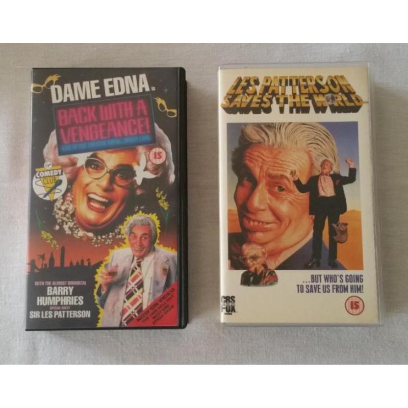 Verschillende speelfilm op VHS (James Bond, Classics etc.)