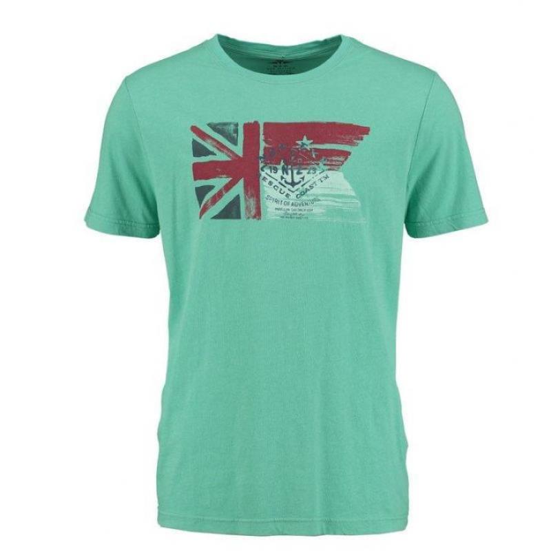 New Zealand Auckland T-shirt Sea Green Met 50% Korting!